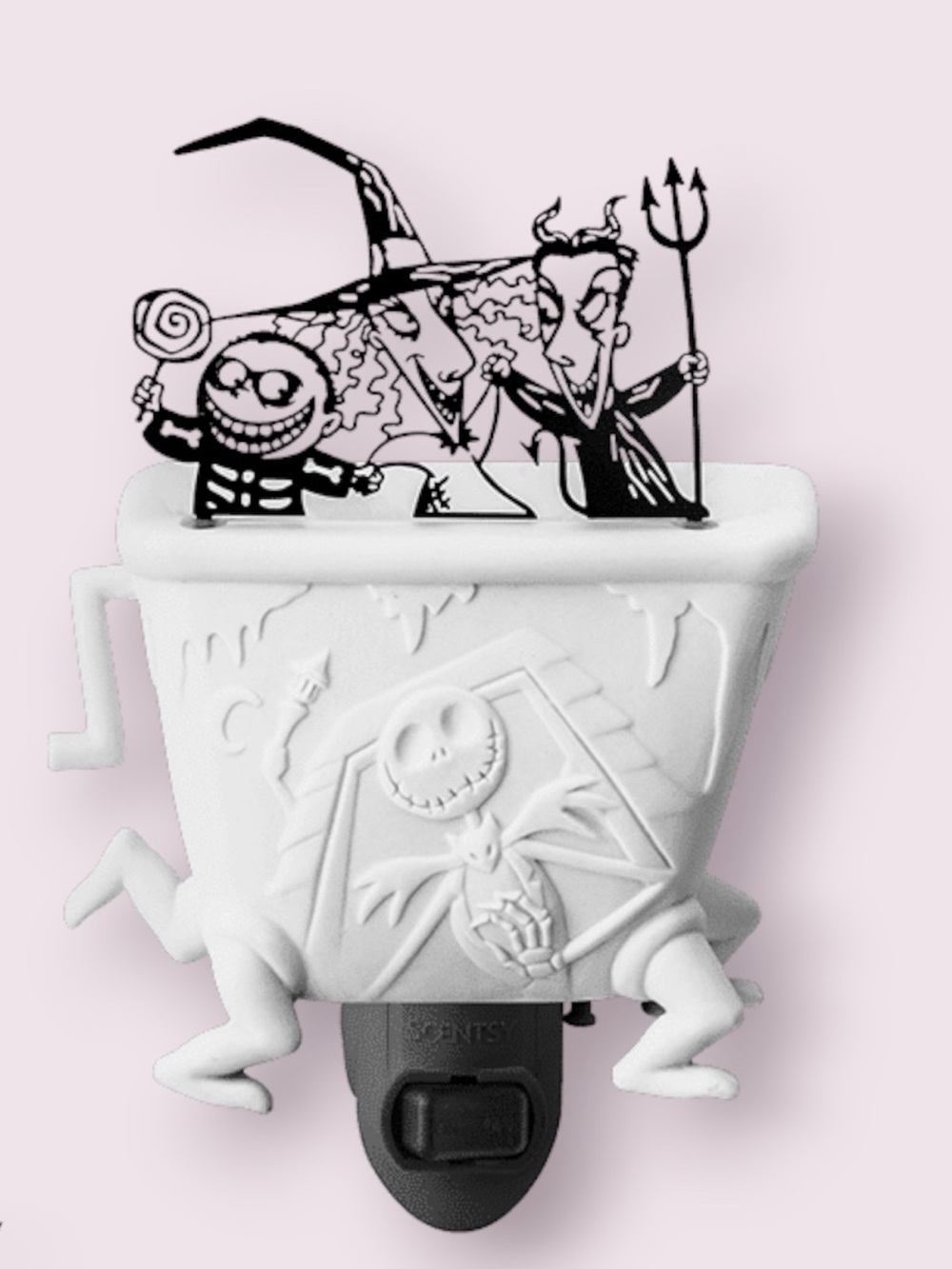 Nightmare Before Christmas Lock, Shock, & Barrel Mini Scentsy Warmer - New